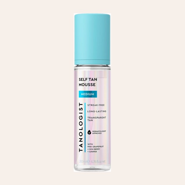 Editorial product illustration for Tanologist Self Tan Mousse.